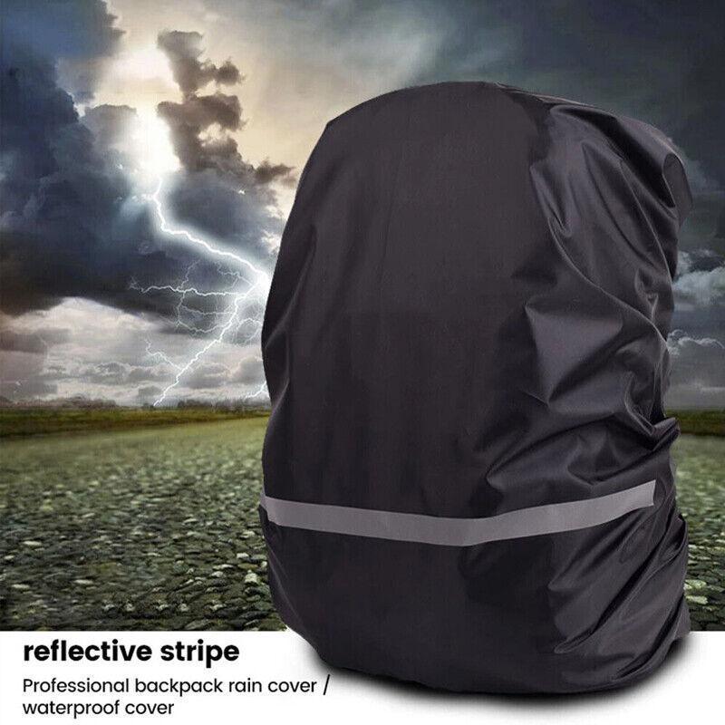 XS Outdoor Foldable Backpack WaterProof Rain Cover Rucksack Camping Travel Bag - Black V528-9360312079479