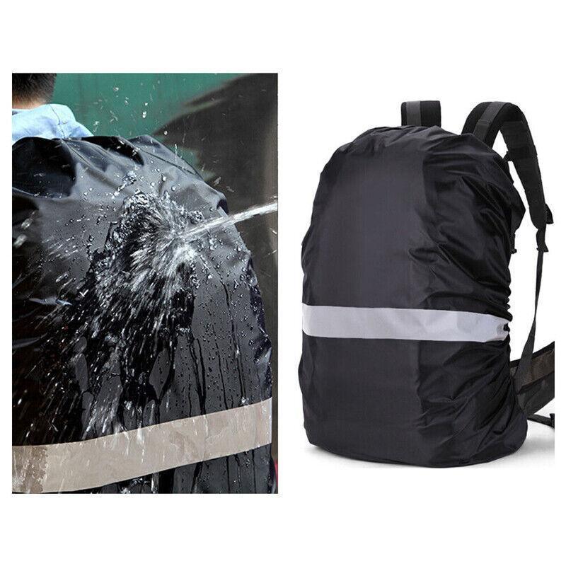 XS Outdoor Foldable Backpack WaterProof Rain Cover Rucksack Camping Travel Bag - Black V528-9360312079479