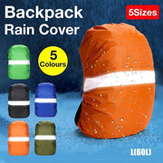 L Size Outdoor Foldable Backpack WaterProof Rain Cover Rucksack Camping Travel - Green V528-9360312079585