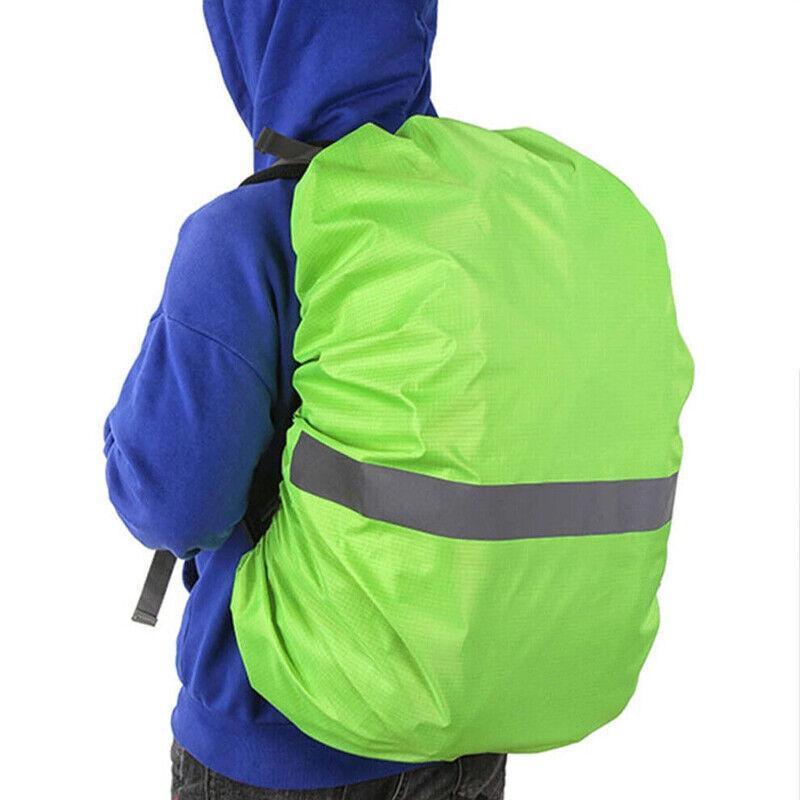 L Size Outdoor Foldable Backpack WaterProof Rain Cover Rucksack Camping Travel - Green V528-9360312079585
