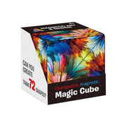 Variety Changeable Magnetic Magic Cube 3D Hand Flip Puzzle Anti Stress Toys Gift - Flame Pattern V528-9360312080017