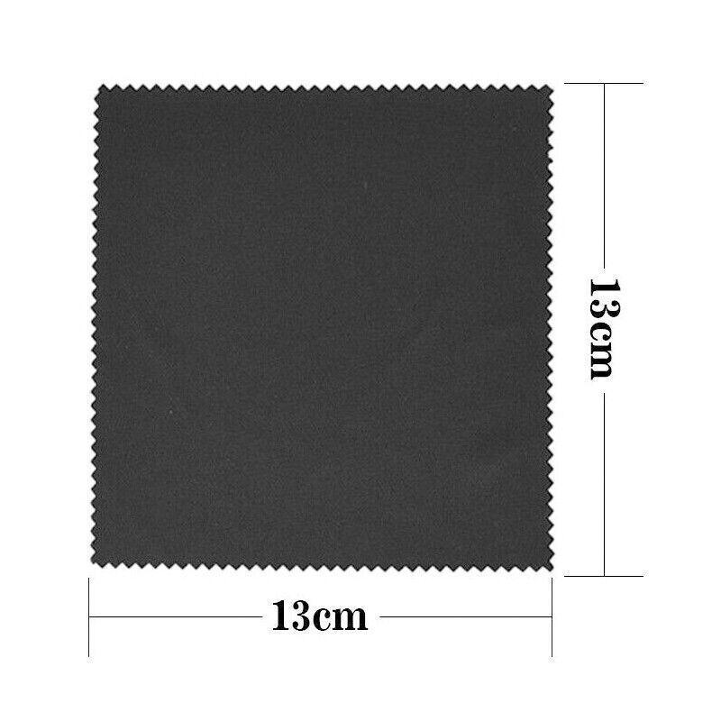 Microfiber Cleaning Cloth Camera Lens Eye Glasses Phone Screen Jewellery Wipes - 5PCS