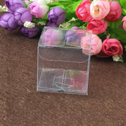 50 PVC Clear Transparent Macaron Square Cube Boxes For Wedding Favour Gift Candy - 50*50*50MM V528-9360312081649