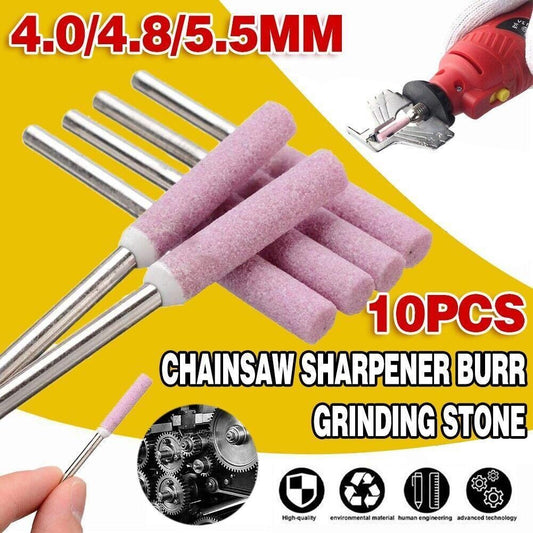 10 Pack Chain Tool Sharpener Grinding Stones for Rotary Bit Kits 4/4.8/5.5mm - 3MM X 4MM V528-9360312082219