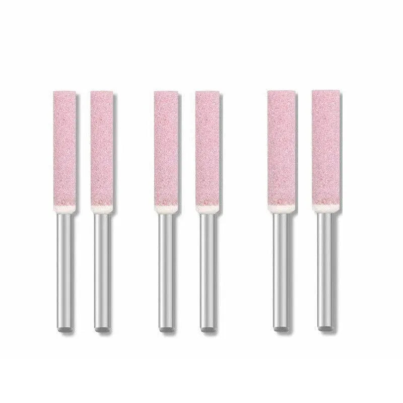 10 Pack Chain Tool Sharpener Grinding Stones for Rotary Bit Kits 4/4.8/5.5mm - 3MM X 4.8MM