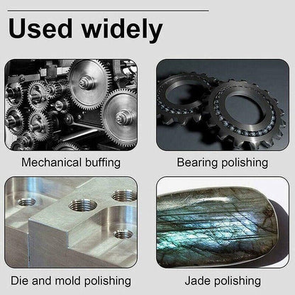 10 Pack Chain Tool Sharpener Grinding Stones for Rotary Bit Kits 4/4.8/5.5mm - 3MM X 4.8MM V528-9360312082226