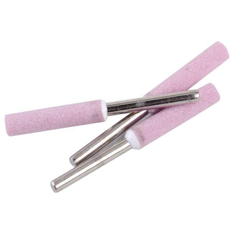 10 Pack Chain Tool Sharpener Grinding Stones for Rotary Bit Kits 4/4.8/5.5mm - 3MM X 4.8MM