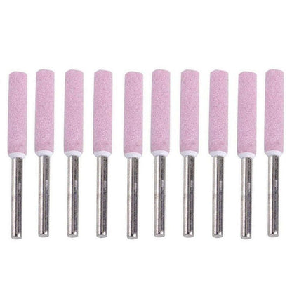 10 Pack Chain Tool Sharpener Grinding Stones for Rotary Bit Kits 4/4.8/5.5mm - 3MM X 5.5MM V528-9360312082233