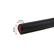 5m Car Door Edge Protector Strip Anti-Scratch Protection Rubber Trim Seal - Red V528-9360312083667