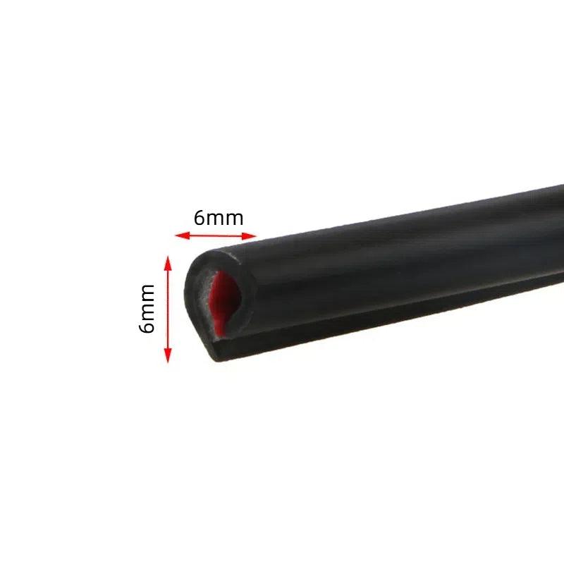 5m Car Door Edge Protector Strip Anti-Scratch Protection Rubber Trim Seal - Red V528-9360312083667