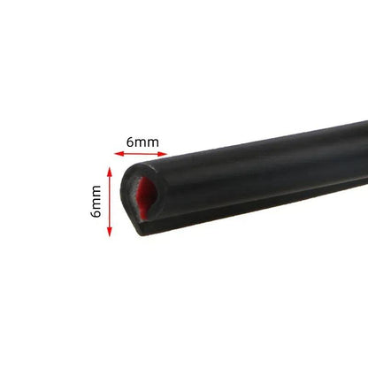 5m Car Door Edge Protector Strip Anti-Scratch Protection Rubber Trim Seal - Red V528-9360312083667