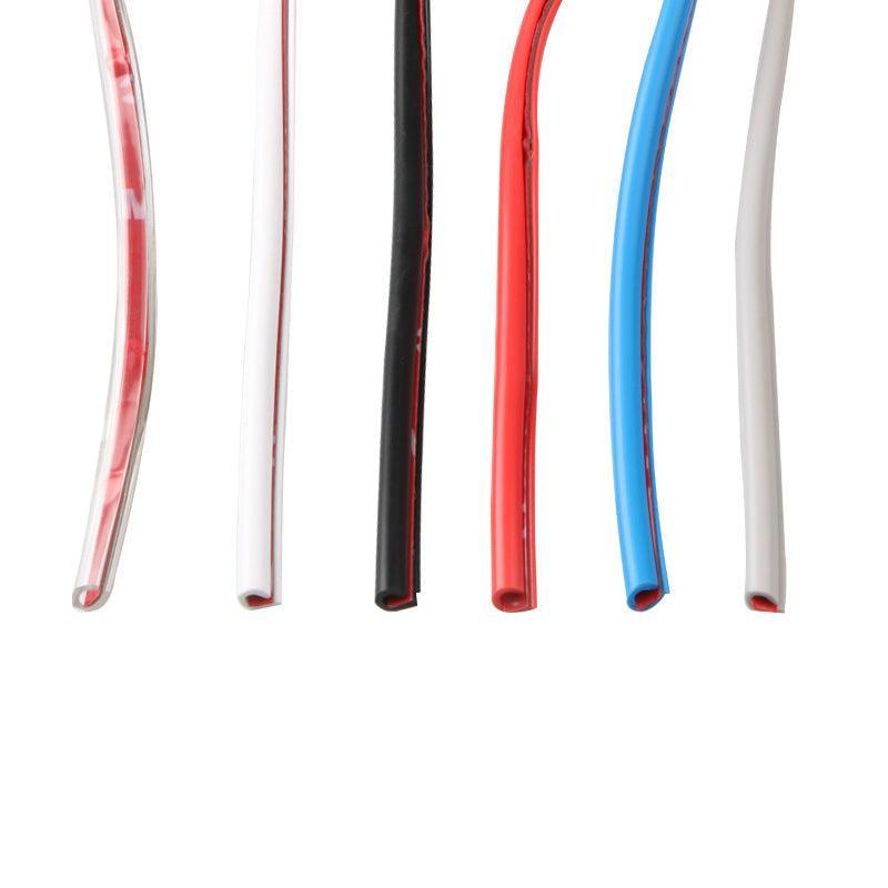 5m Car Door Edge Protector Strip Anti-Scratch Protection Rubber Trim Seal - Red V528-9360312083667