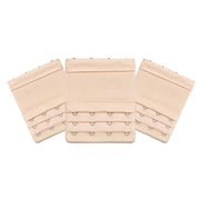 4 Hooks Underwear Extension Bra Buckle Bra Extender Hook Brassiere Strap - Beige V528-9360312084190