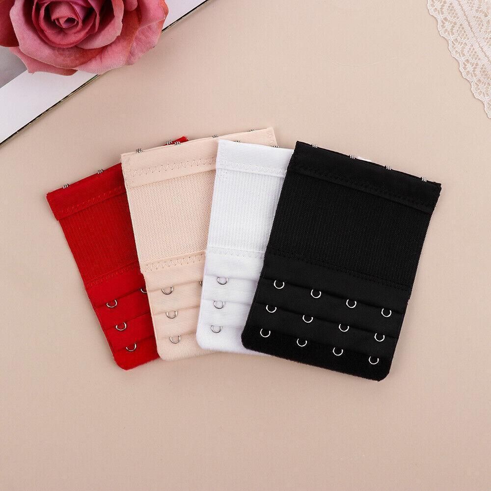 4 Hooks Underwear Extension Bra Buckle Bra Extender Hook Brassiere Strap - Beige V528-9360312084190