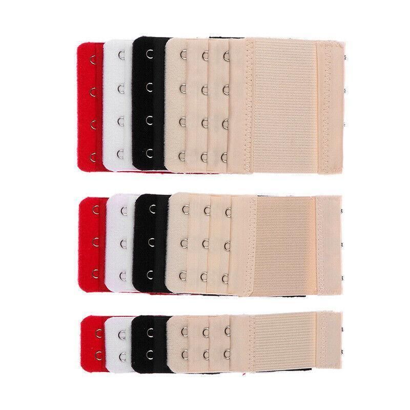 4 Hooks Underwear Extension Bra Buckle Bra Extender Hook Brassiere Strap - Beige V528-9360312084190