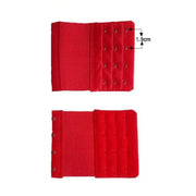 4 Hooks Underwear Extension Bra Buckle Bra Extender Hook Brassiere Strap - Red V528-9360312084220