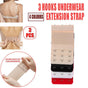 3 Hooks Underwear Extension Bra Buckle Bra Extender Hook Brassiere Strap - Black V528-9360312084244