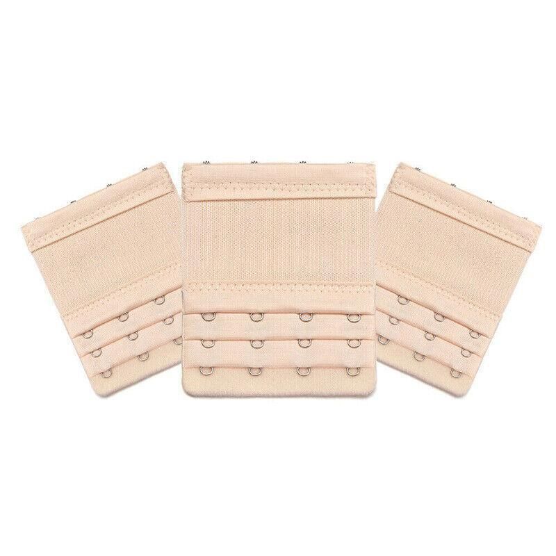 4 Hooks Underwear Extension Bra Buckle Bra Extender Hook Brassiere Strap - Black V528-9360312084251