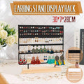 Earring Stand Display Rack 3-Tier Ear Stud Holder Jewelry Organizer 144 Holes - White V528-9360312084459