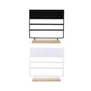Earring Stand Display Rack 3-Tier Ear Stud Holder Jewelry Organizer 144 Holes - White V528-9360312084459