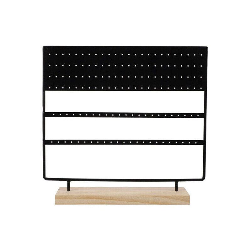 Earring Stand Display Rack 3-Tier Ear Stud Holder Jewelry Organizer 144 Holes - White V528-9360312084459