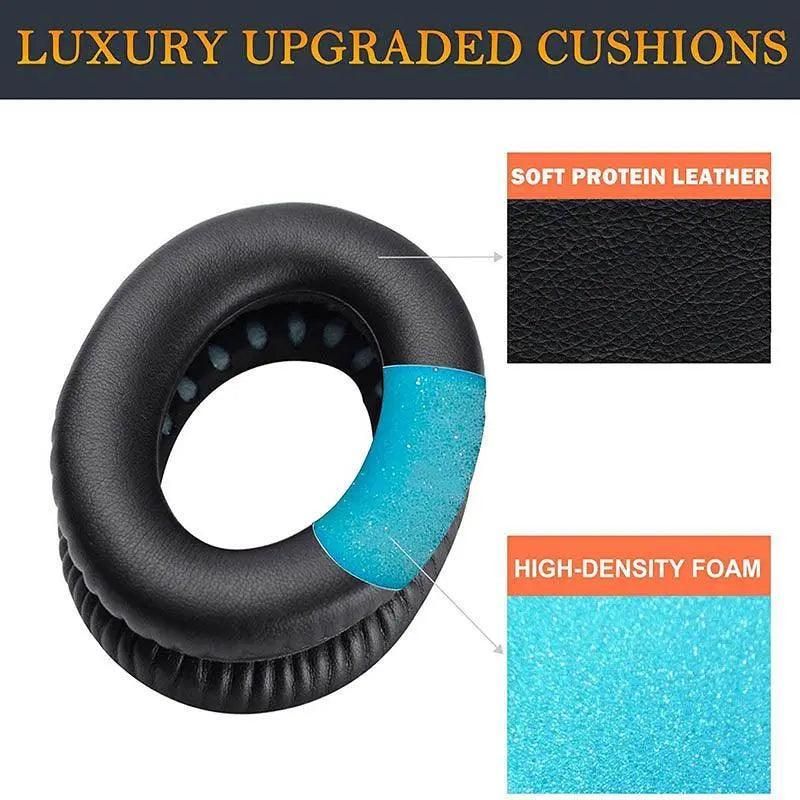 Replacement Ear Pads Cushions For Bose Quietcomfort 35 Qc35 Ii Qc25 Qc15 Ae2 - Black-Blue V528-9360312085760
