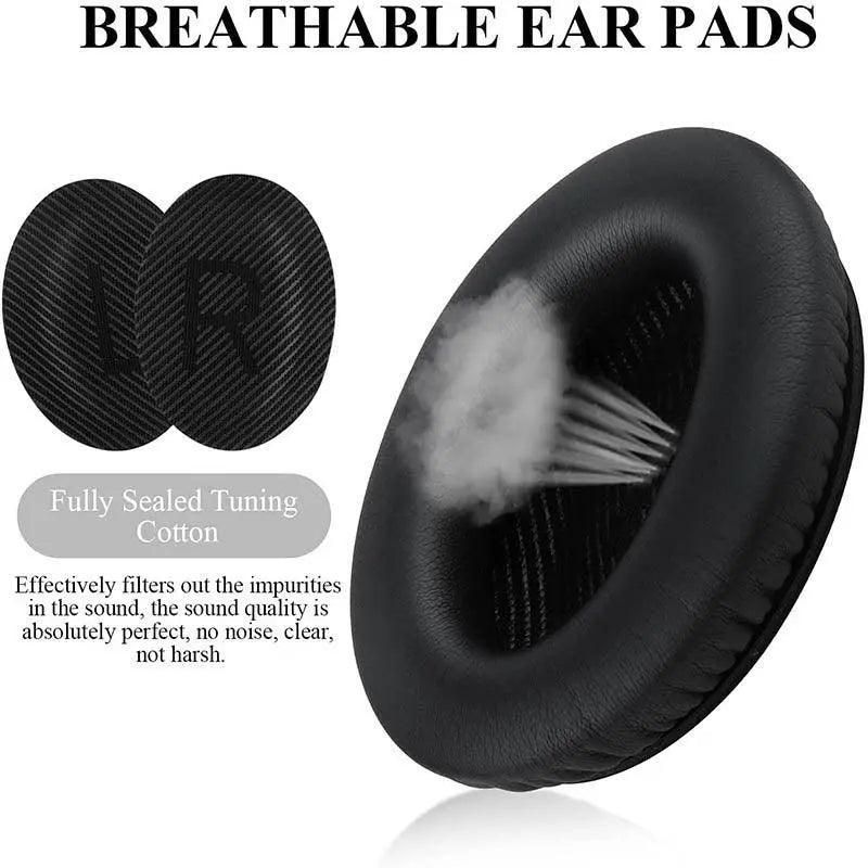 Replacement Ear Pads Cushions For Bose Quietcomfort 35 Qc35 Ii Qc25 Qc15 Ae2 - Black-Blue V528-9360312085760