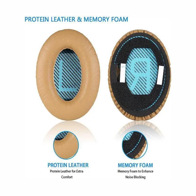 Replacement Ear Pads Cushions For Bose Quietcomfort 35 Qc35 Ii Qc25 Qc15 Ae2 - Black-Blue V528-9360312085760
