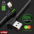 Mcdodo Fast Usb Cable Heavy Duty Charging Syn Charger Iphone 90 Degree Angle - 1.8m