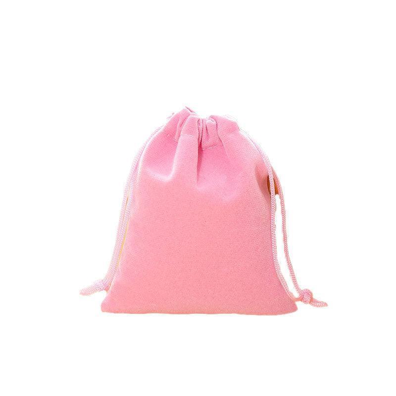 50X Small Velvet Cloth Drawstring Bags Gift Bag Jewelry Ring Pouch Earring Favor 7x9 - Purple V528-9360312112664