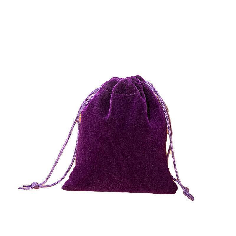 50X Small Velvet Cloth Drawstring Bags Gift Bag Jewelry Ring Pouch Earring Favor 7x9 - Pink V528-9360312112725