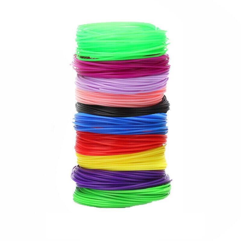 100M PLA 3D Pen Filament 10 Colours 1.75mm Printing Material for Drawing Craft V528-9360312112831