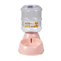Automatic 3.8L Water Feeder Pet Dog Cat Puppy Dispenser Feeder Bowl Bottle - Pink V528-9360312113425