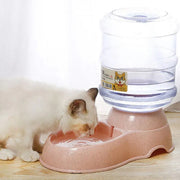 Automatic 3.8L Water Feeder Pet Dog Cat Puppy Dispenser Feeder Bowl Bottle - Grey V528-9360312113463