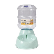 Automatic 3.8L Water Feeder Pet Dog Cat Puppy Dispenser Feeder Bowl Bottle - Green V528-9360312113487