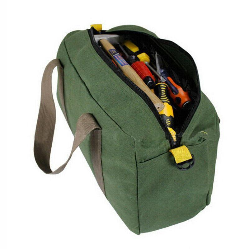 S/M/L Waterproof Tool Bag Portable Storage Toolkit Hand Heavy Case Canvas Duty - S(30*12*18CM) V528-9360312117324