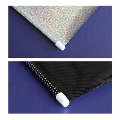Black Roller Blinds Suction Cup Sunshade Blackout Curtains Car Home Window Curtains - 40 X 60 CM V528-9360312118659