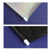 Silver Roller Blinds Suction Cup Sunshade Blackout Curtains Car Home Window Curtains - 58 X 125 CM V528-9360312118666