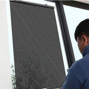 Silver Roller Blinds Suction Cup Sunshade Blackout Curtains Car Home Window Curtains - 40 X 60 CM V528-9360312118697