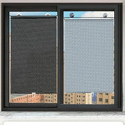 Silver Roller Blinds Suction Cup Sunshade Blackout Curtains Car Home Window Curtains - 40 X 125 CM V528-9360312118703