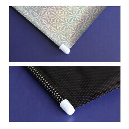 Silver Roller Blinds Suction Cup Sunshade Blackout Curtains Car Home Window Curtains - 40 X 125 CM V528-9360312118703