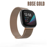 For Fitbit Versa 2 Lite Watch Band Strap Sports Metal Wristband Replacement Large - Rose Gold Versa/Versa V528-9360312125145