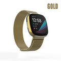For Fitbit Versa 2 Lite Watch Band Strap Sports Metal Wristband Replacement Large - Gold Versa/Versa 2/Lite V528-9360312125169
