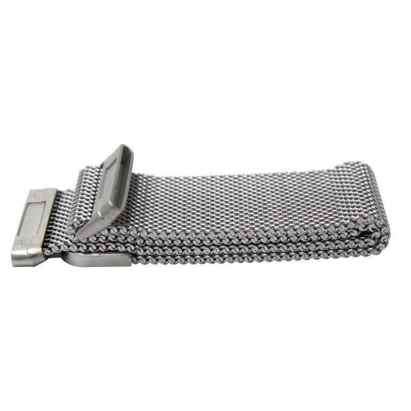 For Fitbit Versa 2 Lite Watch Band Strap Sports Metal Wristband Replacement Large - Silver Versa/Versa 2/Lite V528-9360312125190