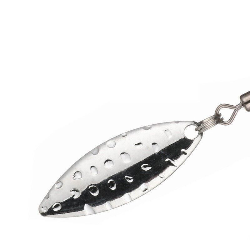 Weedless Jighead Hook Swimbait Worm Fishing Lure Wide Gap Single Barbed Spinner - 1/0# V528-9360312126869