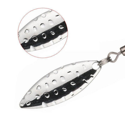 Weedless Jighead Hook Swimbait Worm Fishing Lure Wide Gap Single Barbed Spinner - 2/0# V528-9360312126876