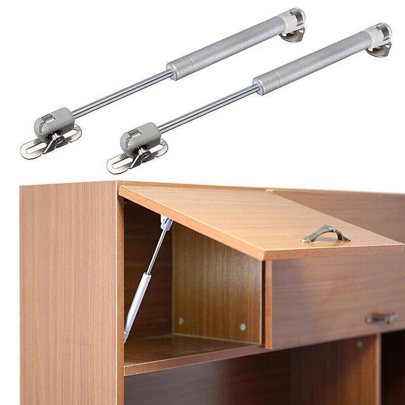 4PCS 60N Gas Strut Kitchen Cabinet Cupboard Door Hinges Stays - Black V528-9360312128207