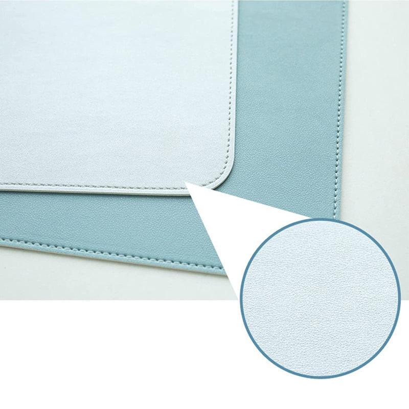 60*30Cm Leather Mouse Pad Gaming Waterproof Mousepad Desk Mat Anti-Slip Rubber - Light Blue V528-9360312129310