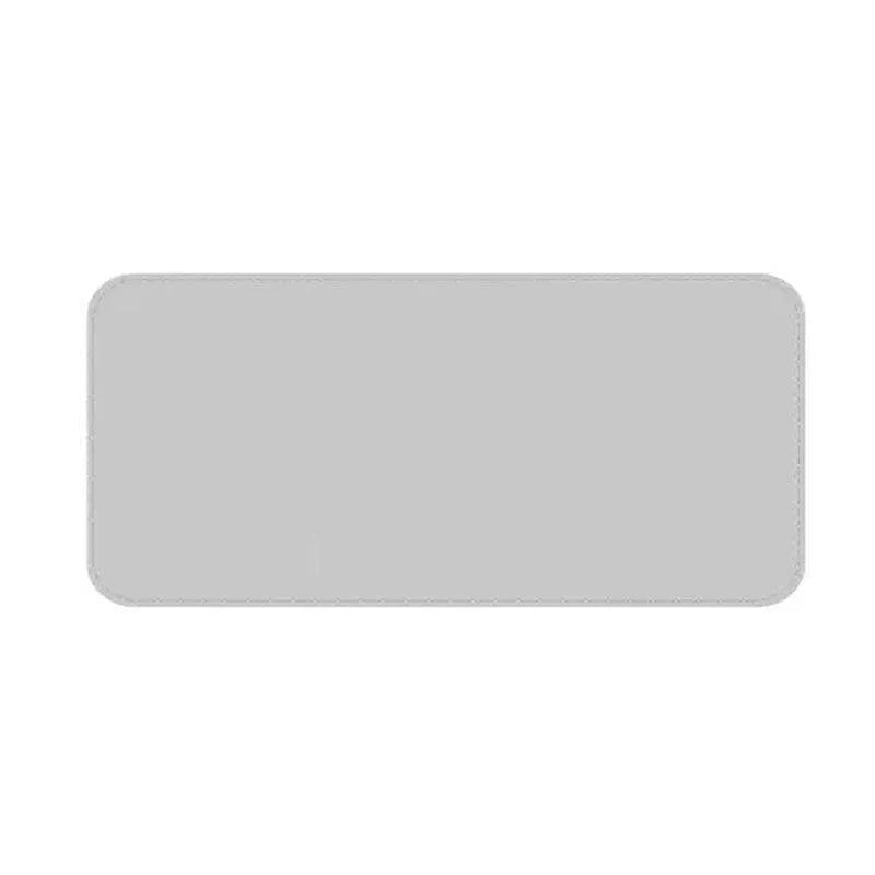 Large Leather Gaming Mouse Pad Waterproof Desk Keyboard Mat 120 x 60cm - Grey V528-9360312129389