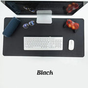 Large Leather Gaming Mouse Pad Waterproof Desk Keyboard Mat 120 x 60cm - Grey V528-9360312129389